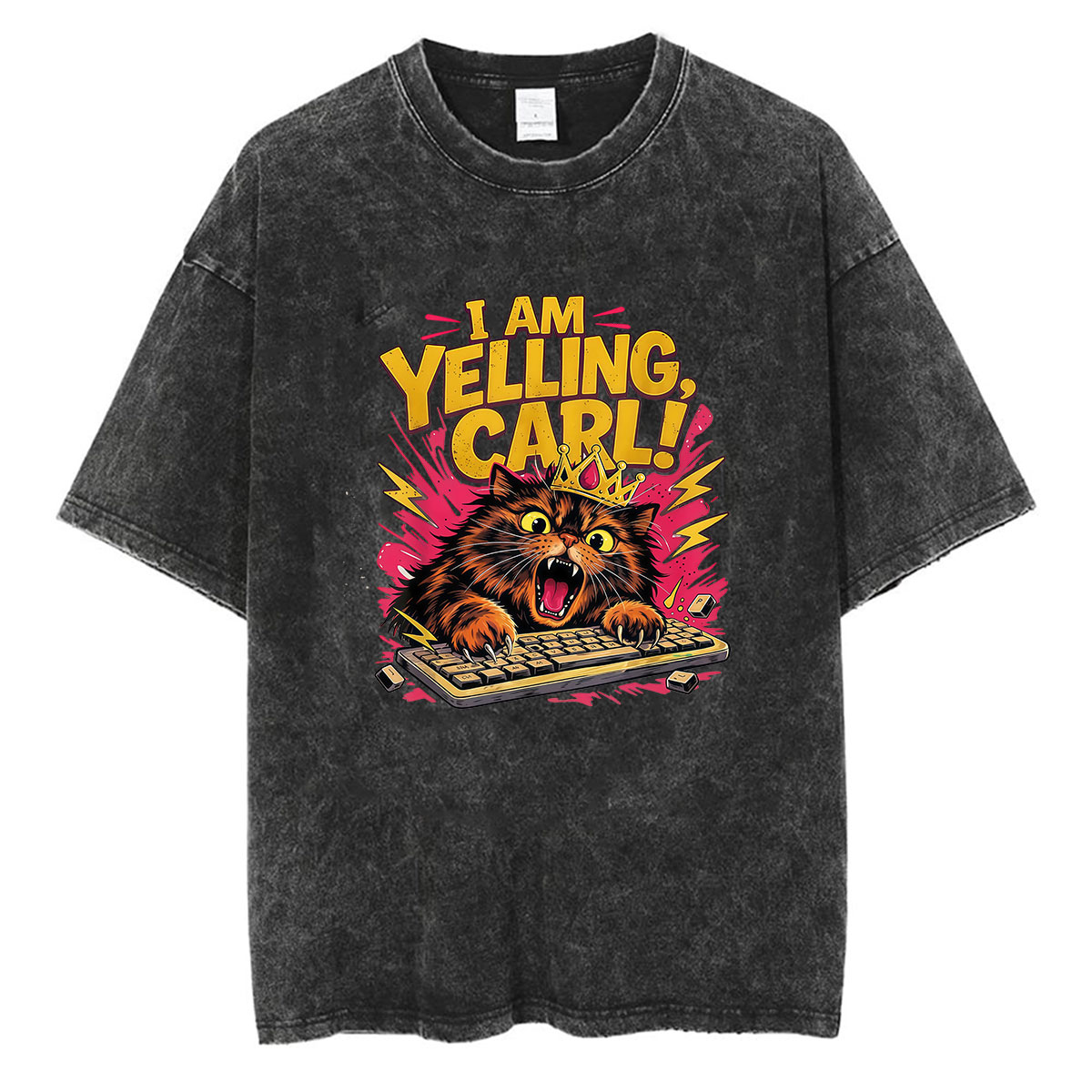 Esports Gaming Shirts - เสื้อยืดวินเทจลาย I Am Yelling Carl Dungeon