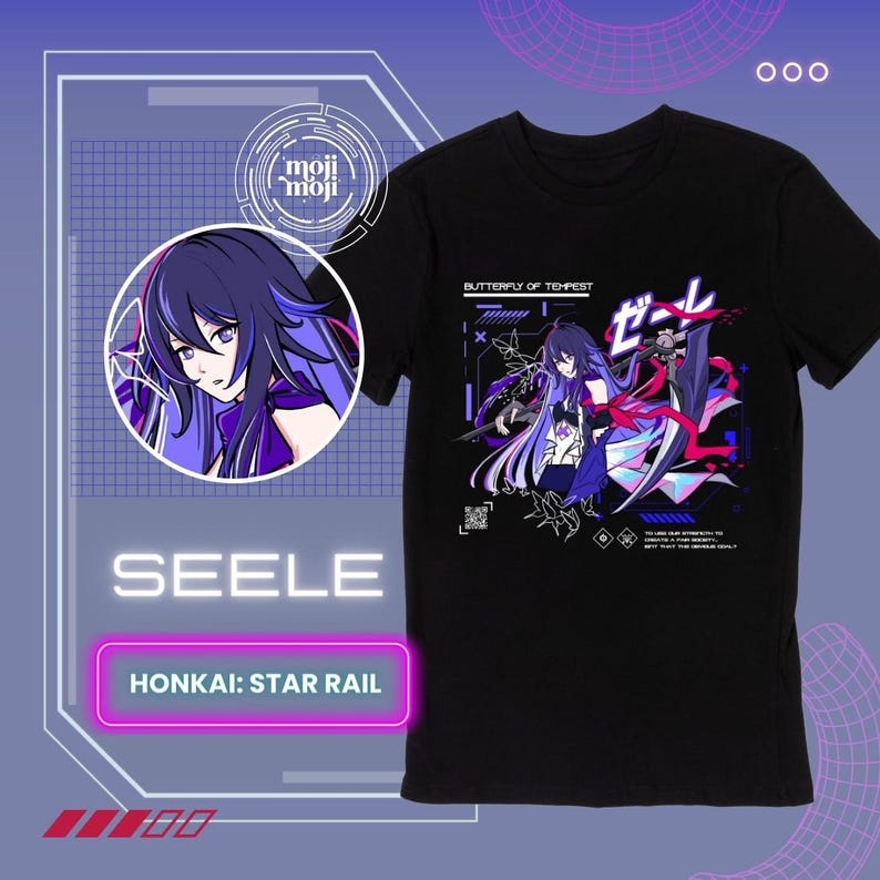Esports Gaming Shirts - เสื้อ Seele Honkai Star Rail Honkai: