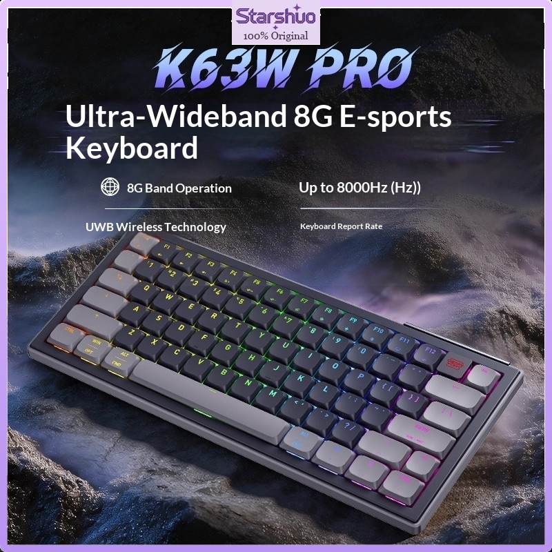 Esports Gaming Uk - คีย์บอร์ดเกมมิ่งไร้สาย CHERRY XTRFY K63W PRO UWB