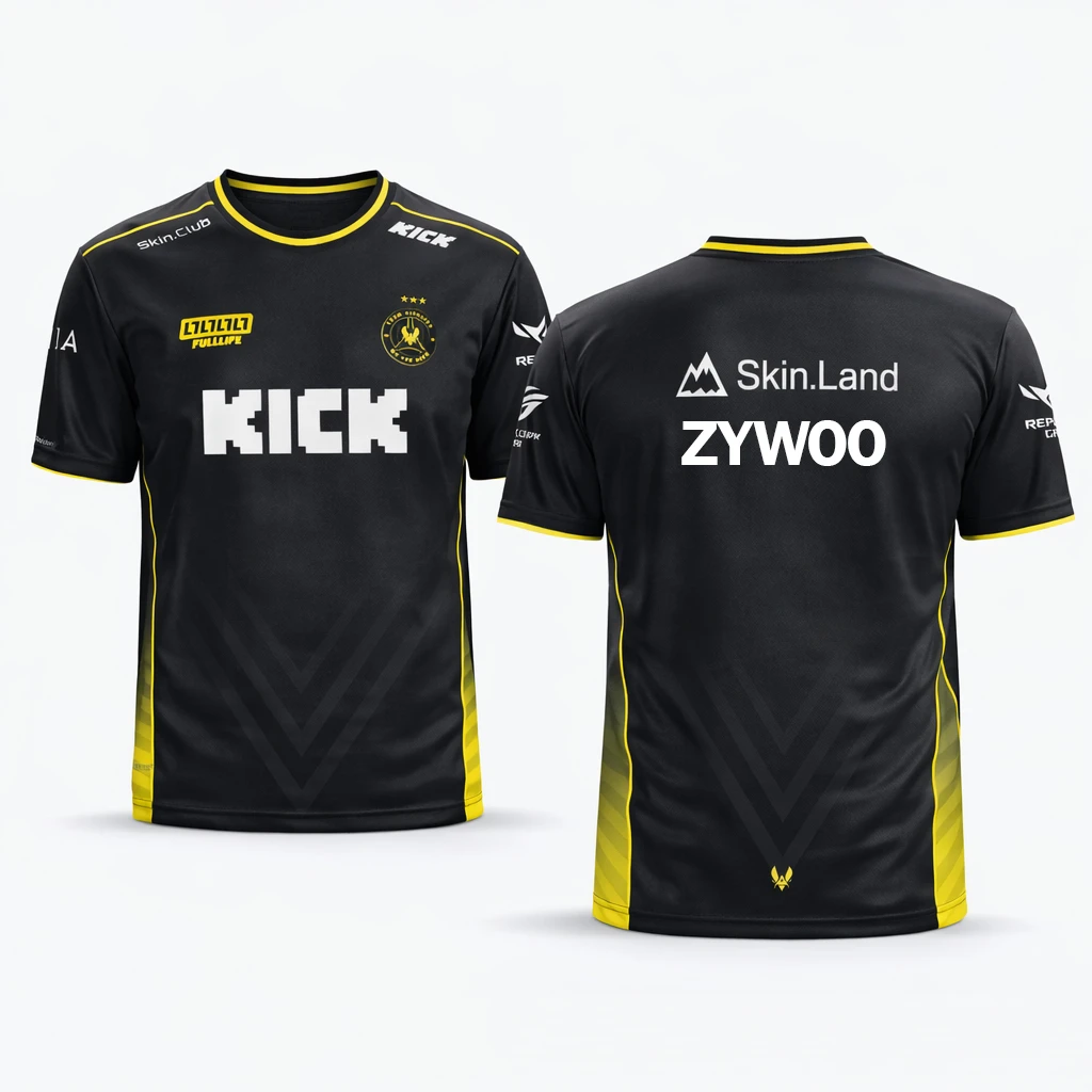 Esports Gaming Shirts - เสื้อยืด Vitality CS2 3 ดาว 2026