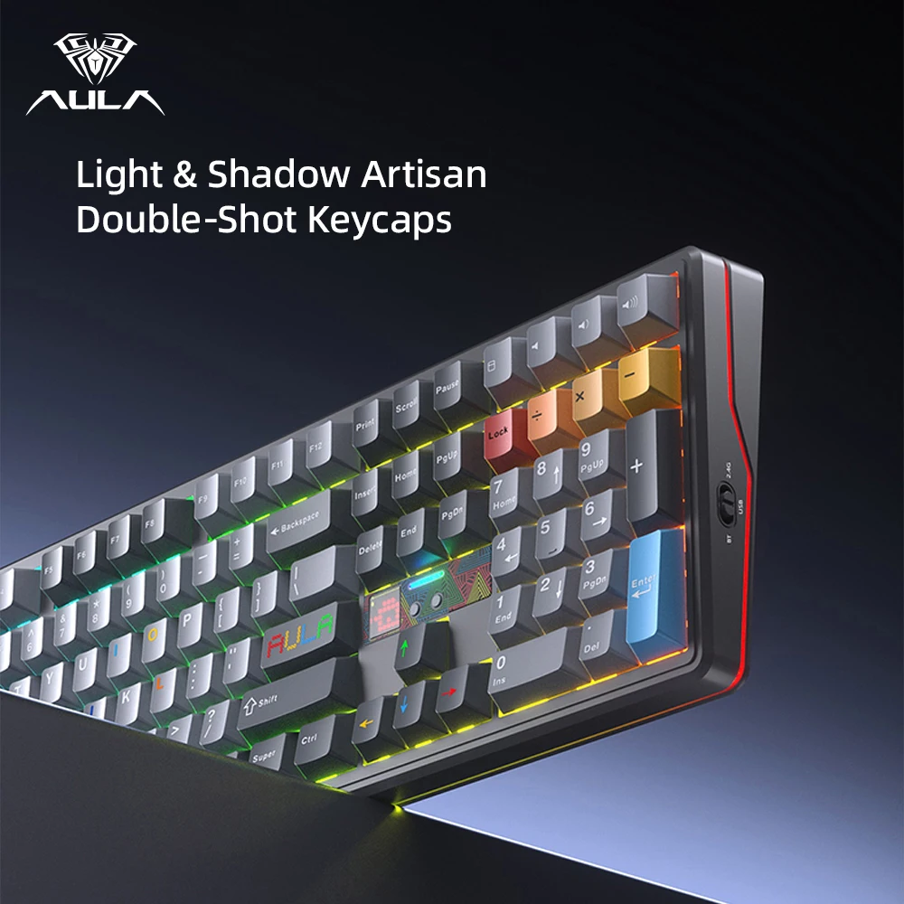 คีย์บอร์ดเกมมิ่ง AULA F108 Pro - Esports Gaming Uk บทวิจารณ์และราคา