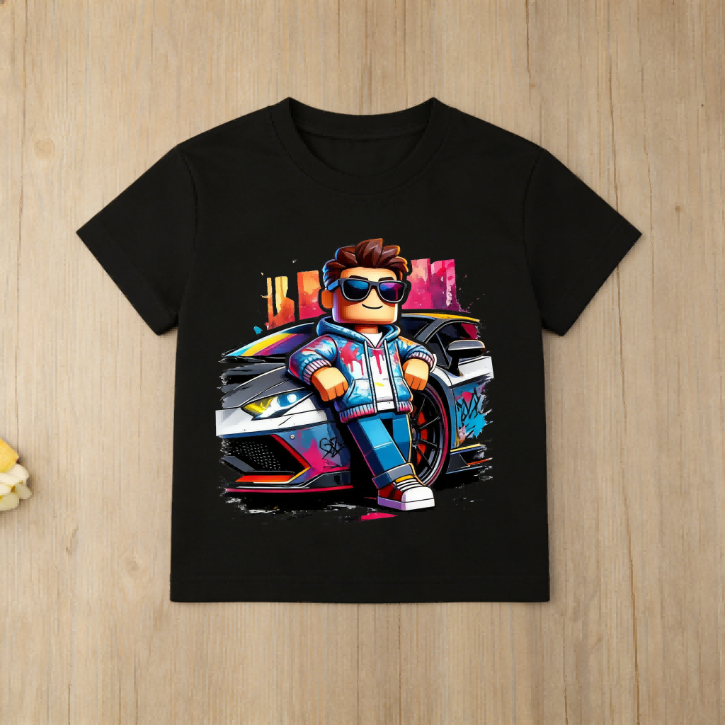 เสื้อยืดเด็ก Roblox ลายการ์ตูน - Esports Gaming Shirts บทวิจารณ์และราคา