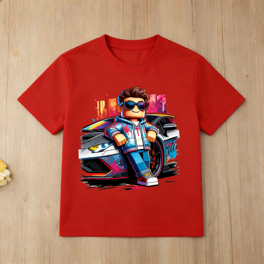 เสื้อยืดเด็ก Roblox ลายการ์ตูน - Esports Gaming Shirts บทวิจารณ์และราคา