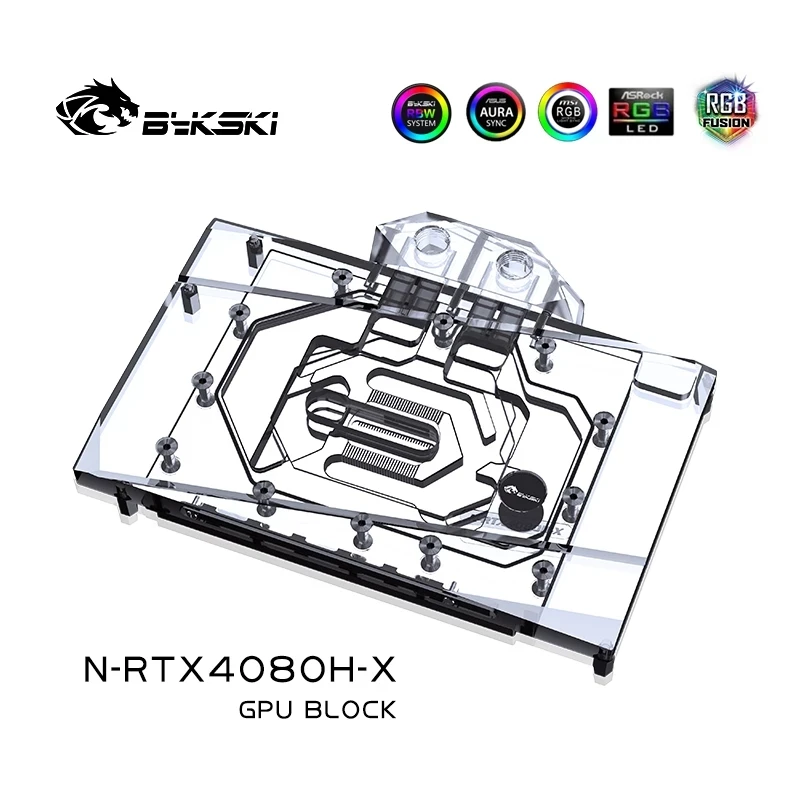 บล็อกน้ำ GPU Bykski สำหรับการ์ - Nvidia Vga Rtx 4080 บทวิจารณ์และราคา